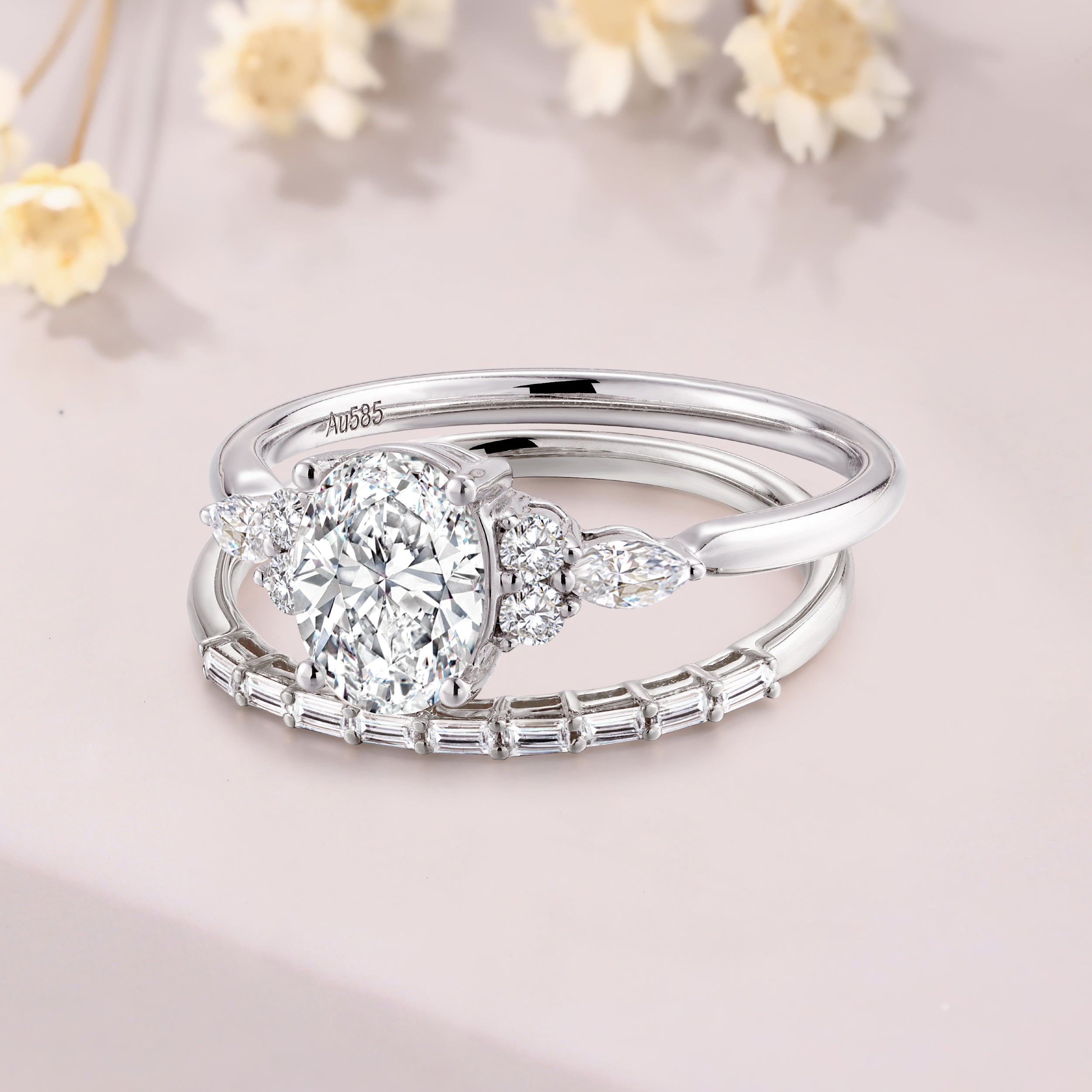 Moissanite Ring