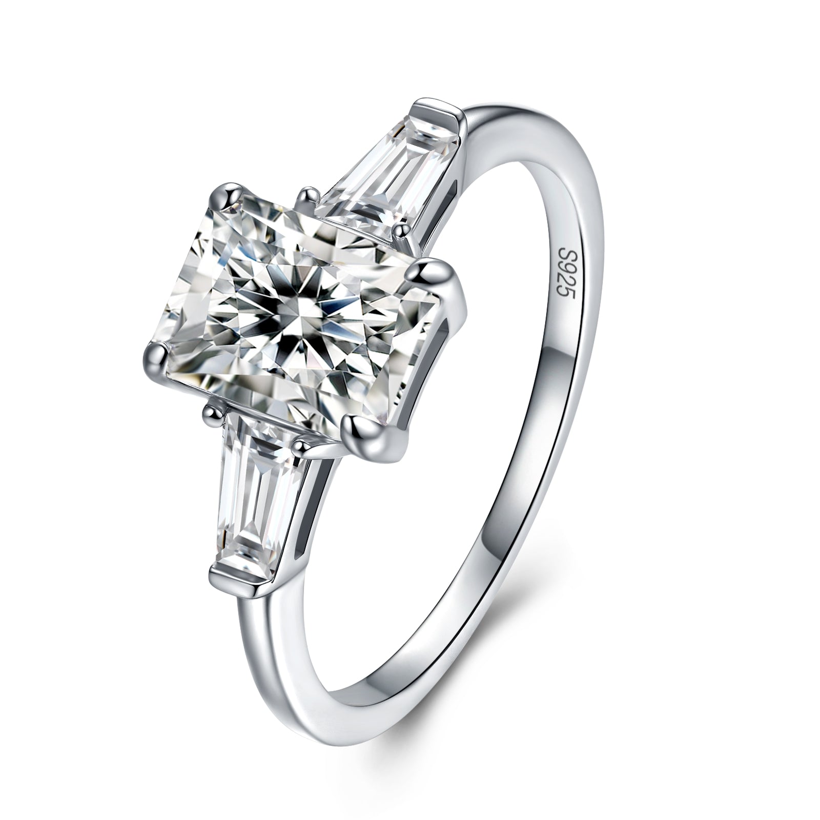 Moissanite Engagement Ring