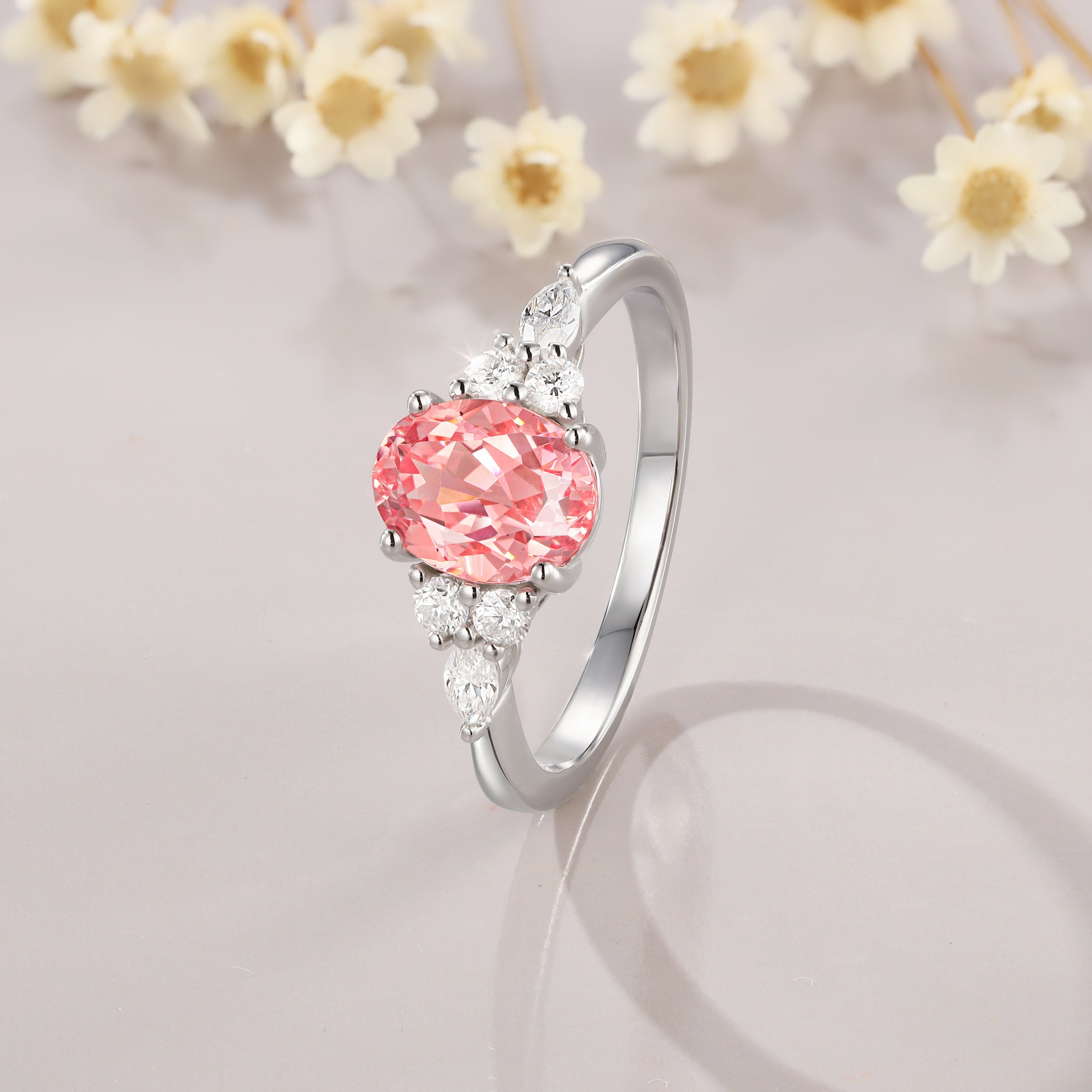 Padparadscha Ring