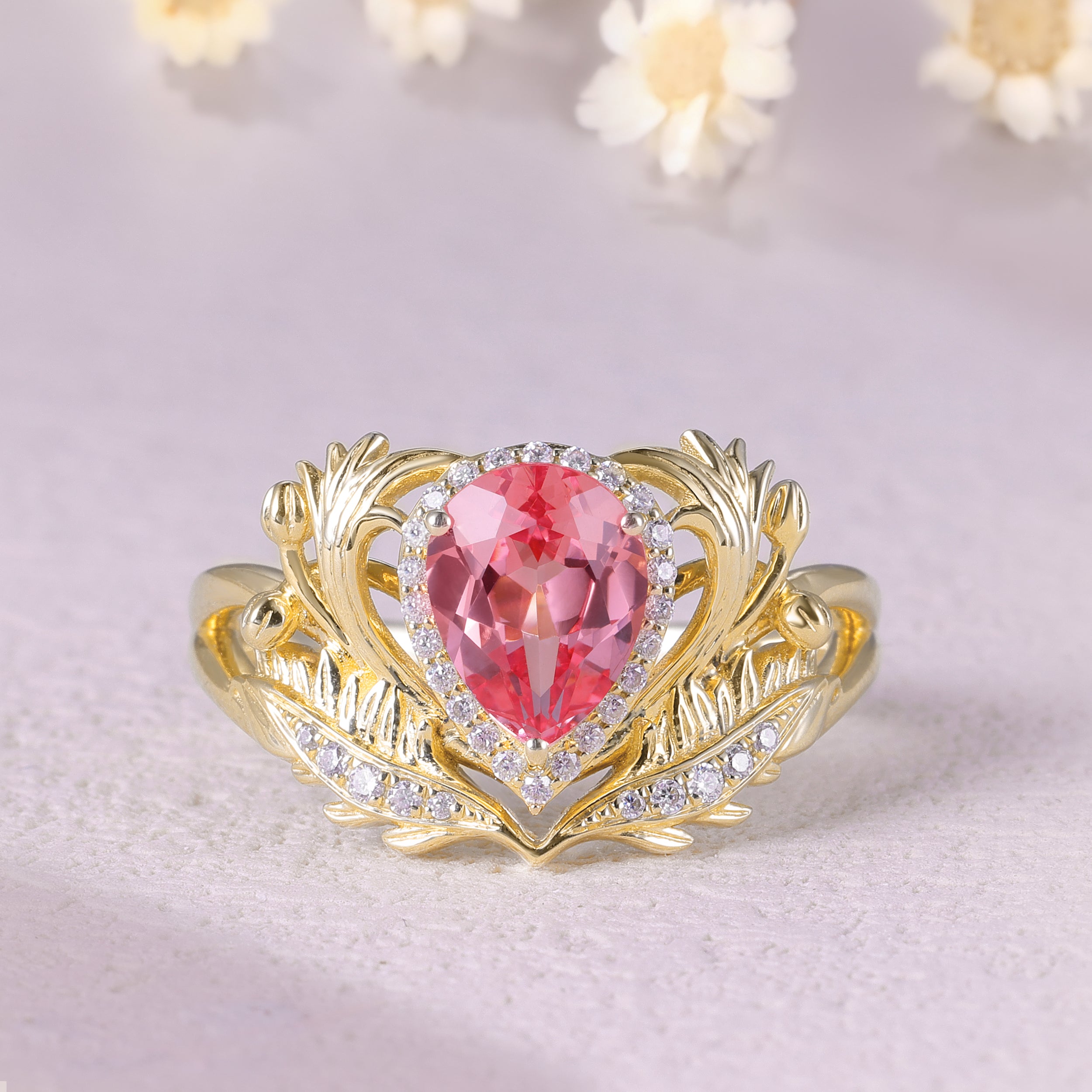 Pink Sapphire Ring