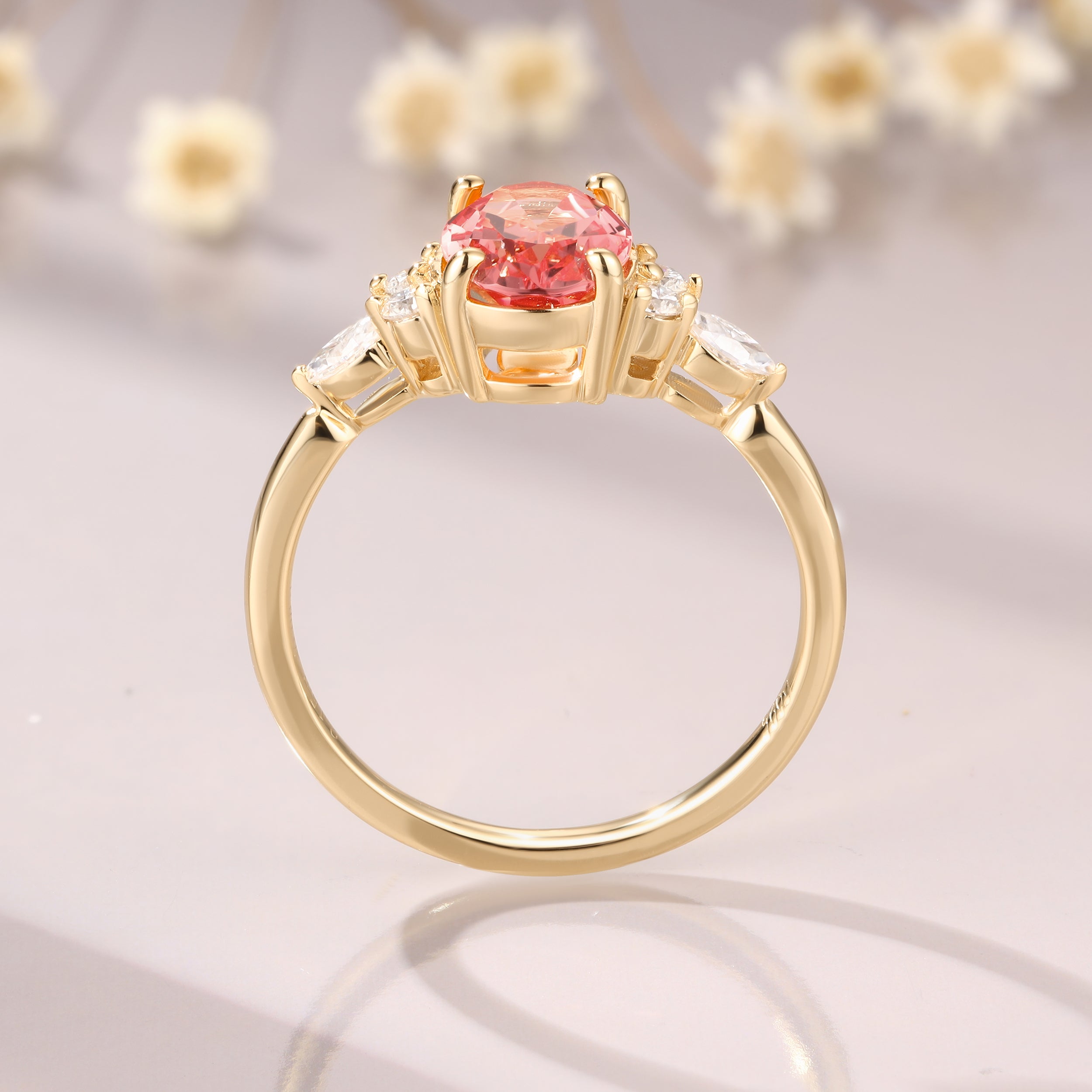 Padparadscha Ring