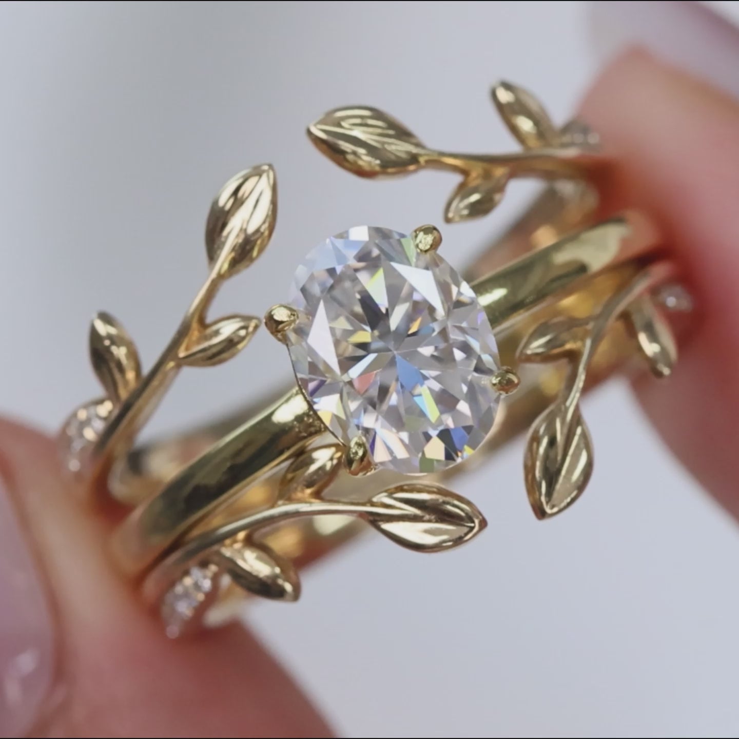 Bridal Ring Set with Enhancer