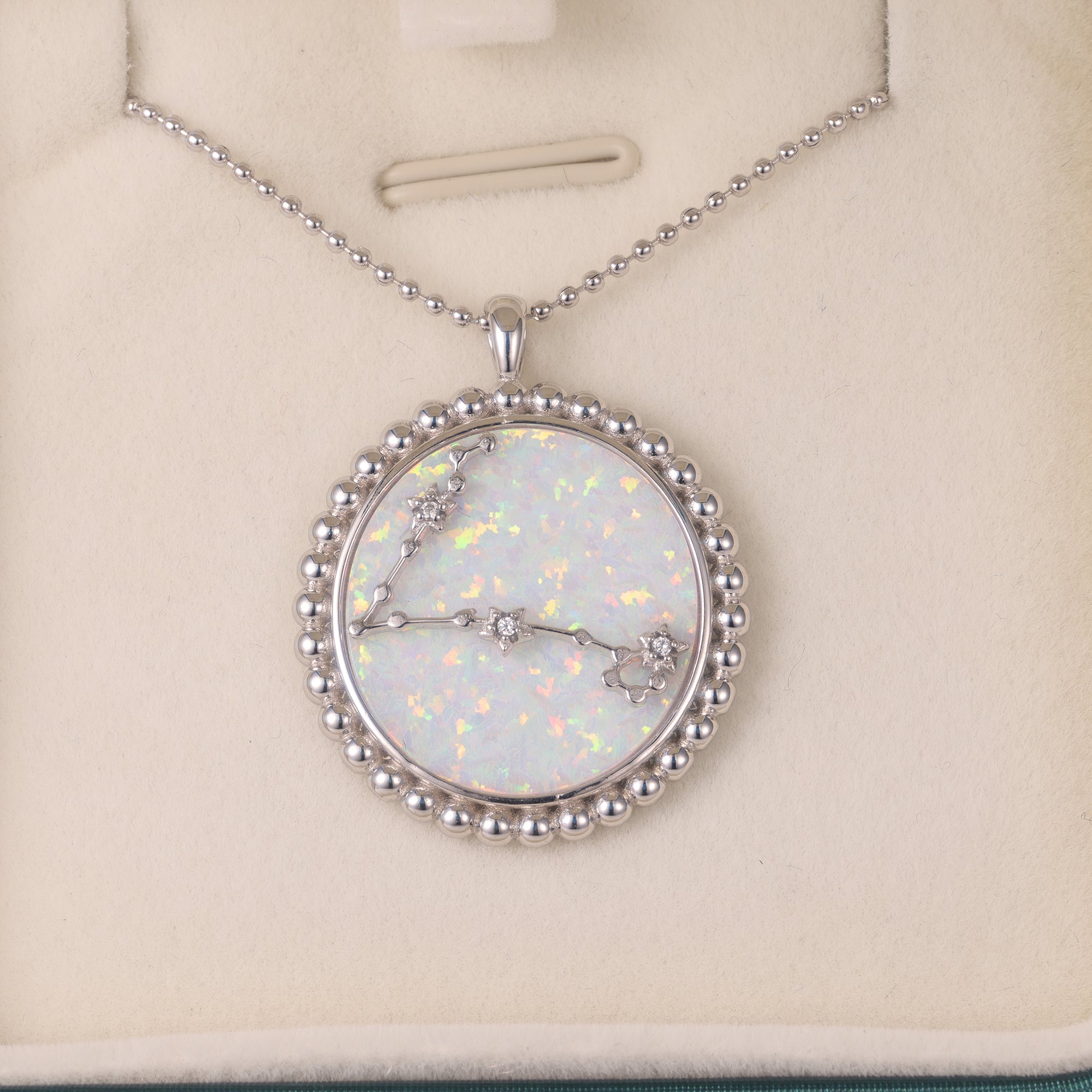 925 Sliver Pisces Muse Constellation Necklace Birth Gift For Him/Her