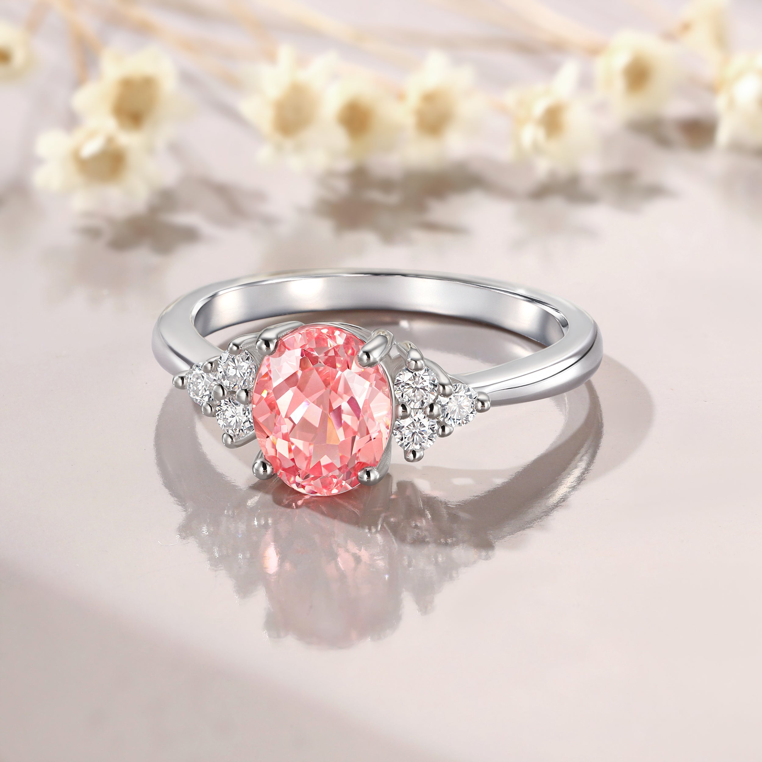 Padparadscha Ring