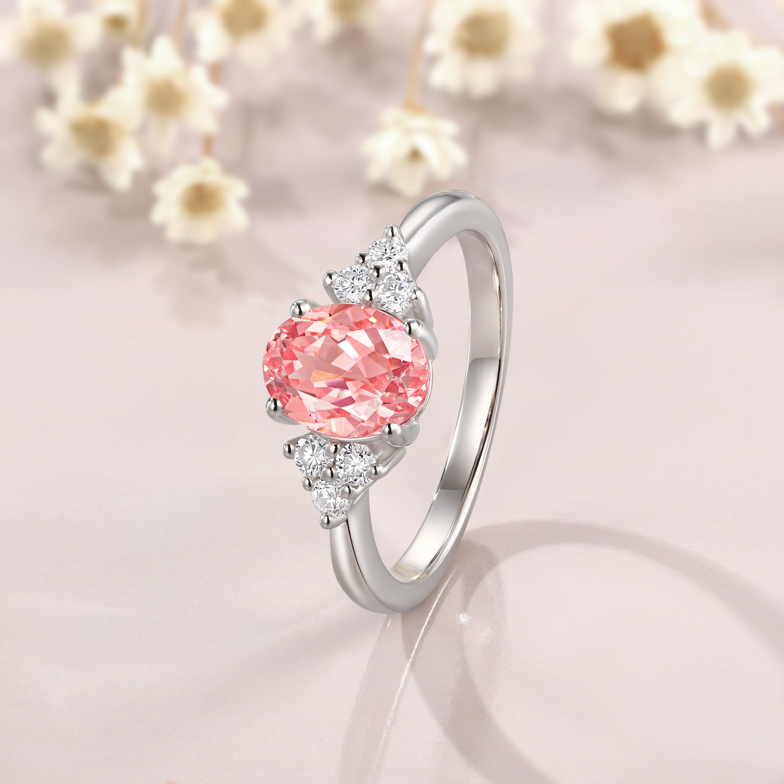 Padparadscha Ring