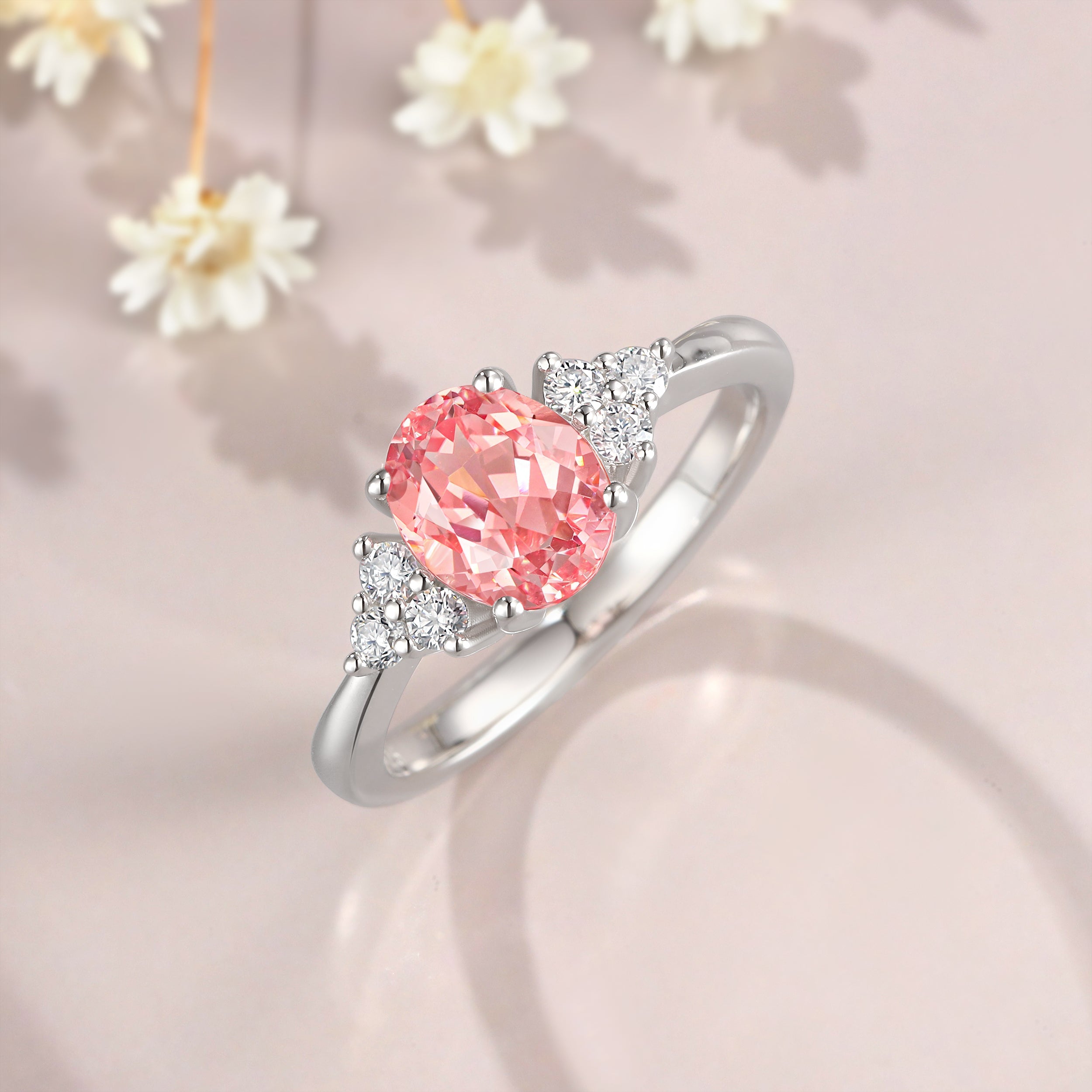 Padparadscha Ring