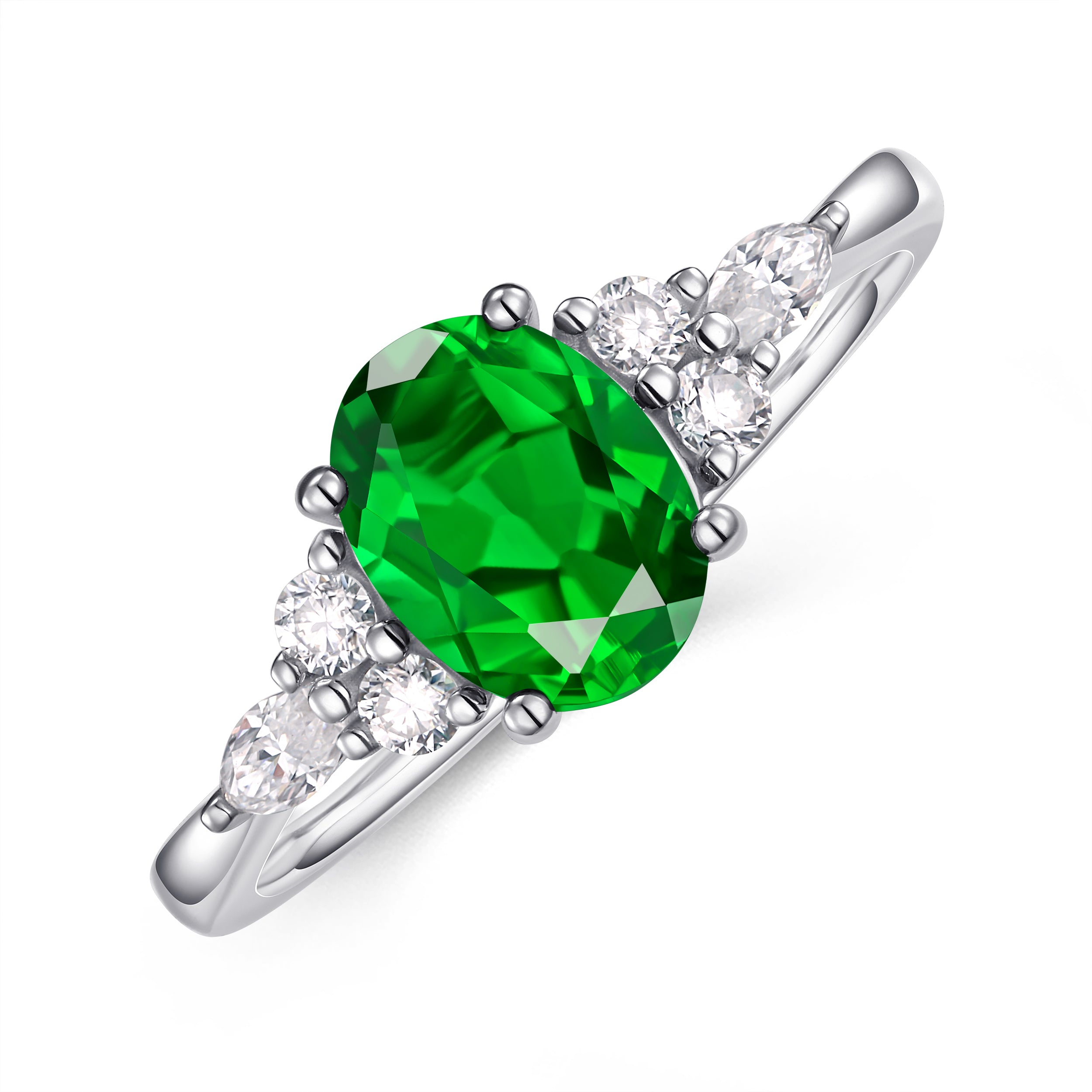 1.5CT Oval Cut Moissanite Lab Taurus Ring Anniversary Gift for Her