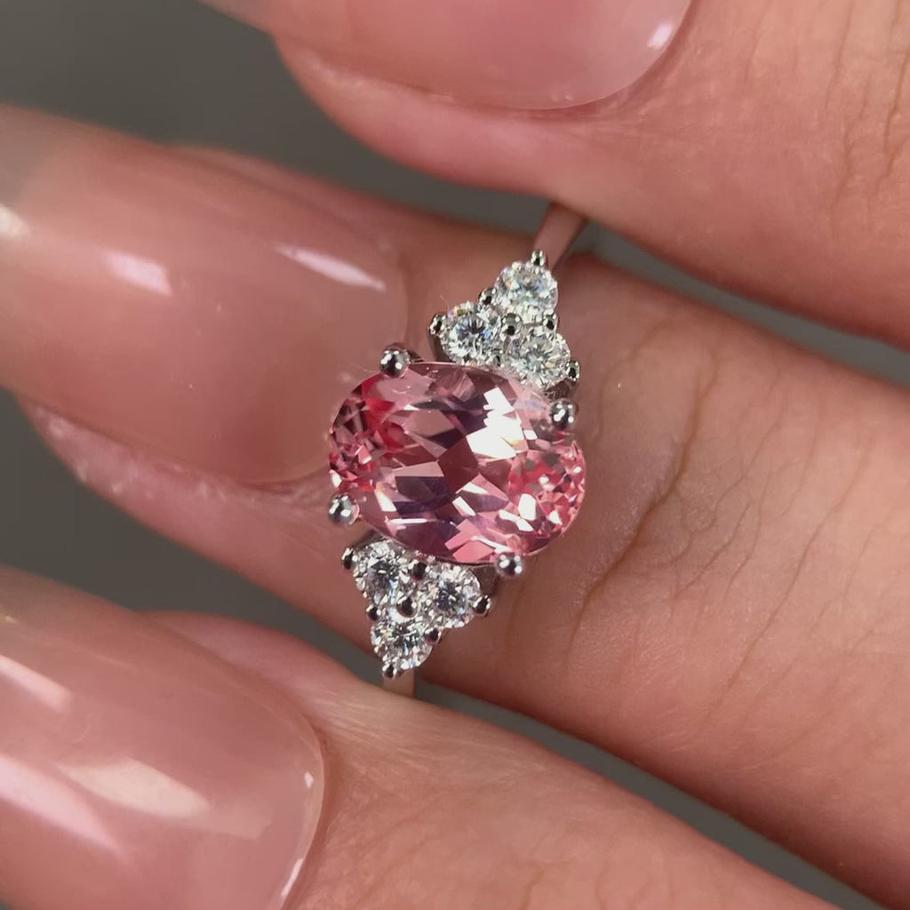 Padparadscha Ring