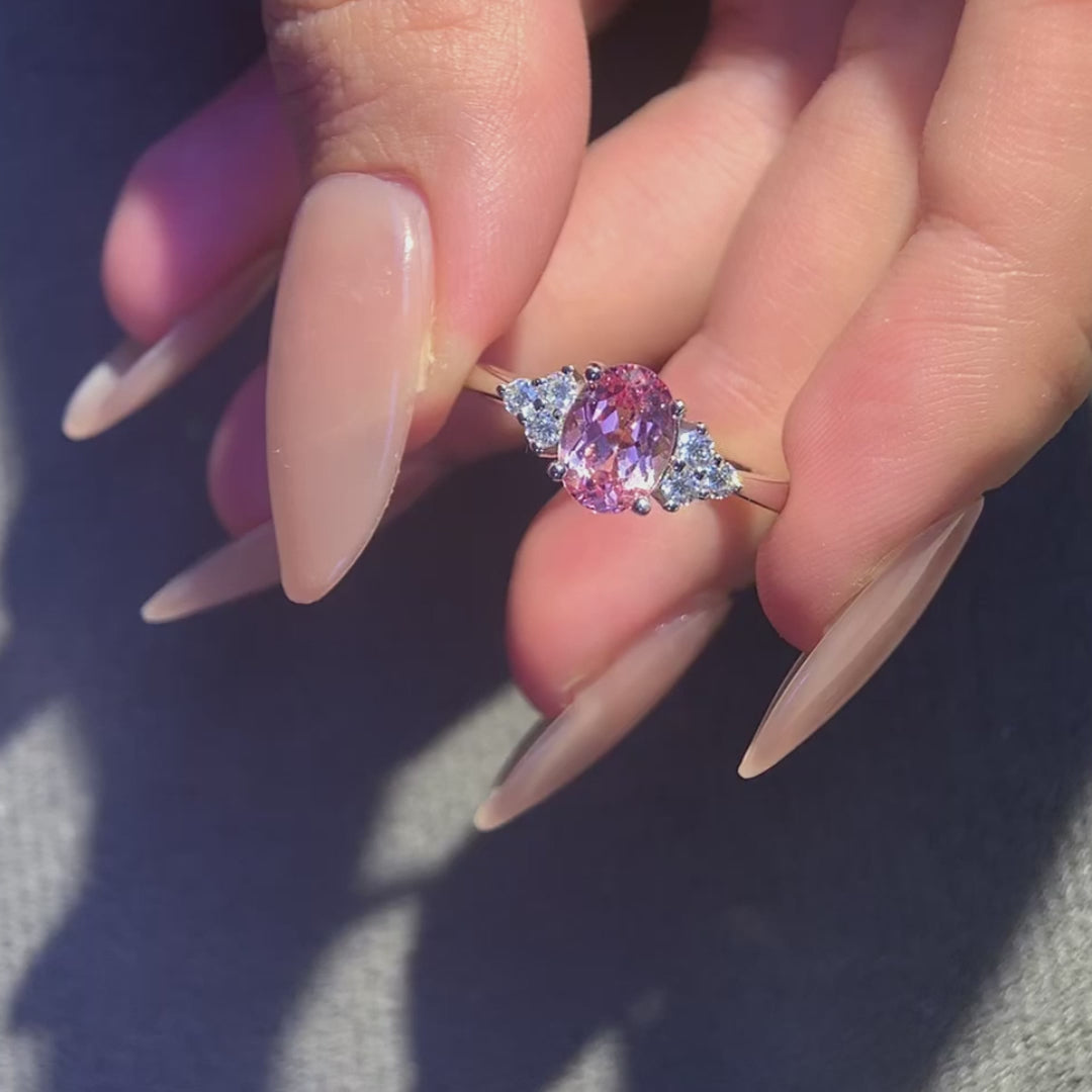 Padparadscha Ring